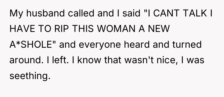 My husband called and I said "I CANT TALK I...