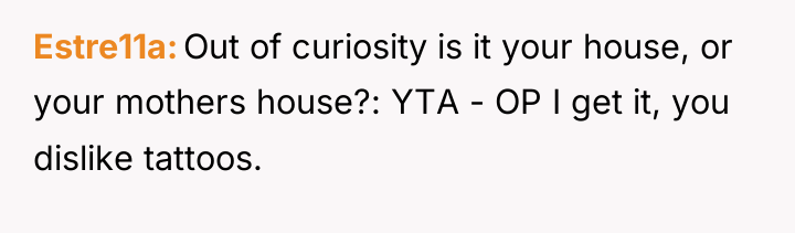 Estre11a Out of curiosity is it your house, or your...