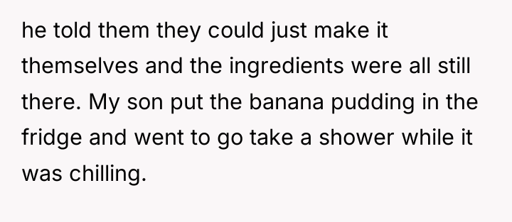 he told them they could just make it themselves and...
