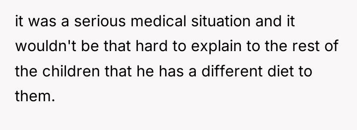 it was a serious medical situation and it wouldn't be...