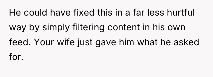 He could have fixed this in a far less hurtful...
