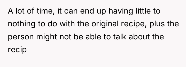 A lot of time, it can end up having little...