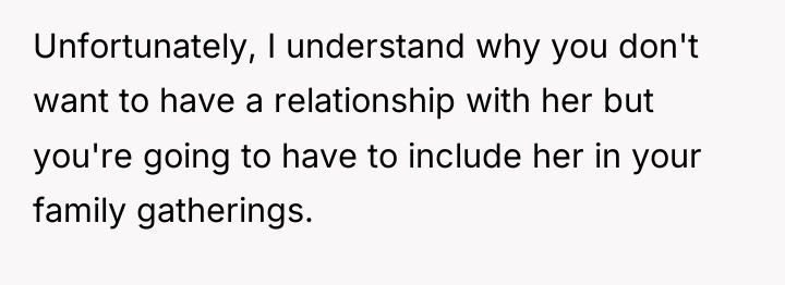 Unfortunately, I understand why you don't want to have a...