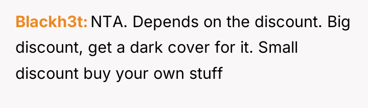 Blackh3t NTA. Depends on the discount. Big discount, get a...