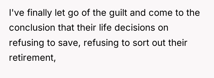 I've finally let go of the guilt and come to...