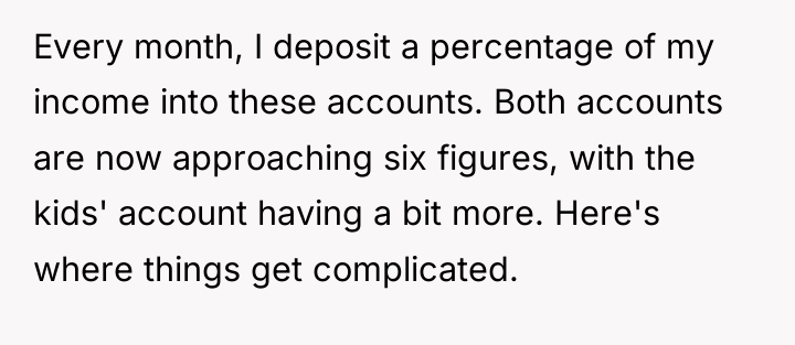 Every month, I deposit a percentage of my income into...