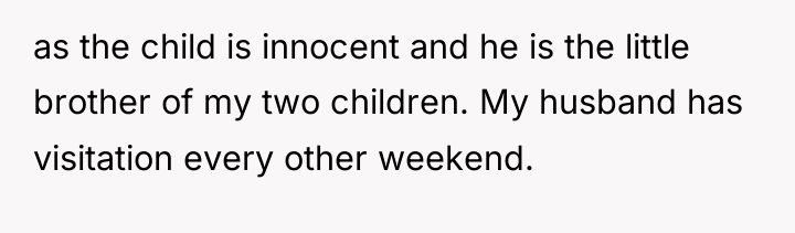 as the child is innocent and he is the little...