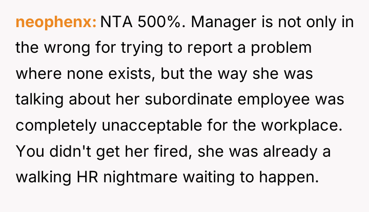 neophenx NTA 500%. Manager is not only in the wrong...