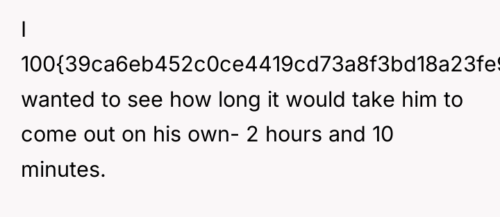 I 100{39ca6eb452c0ce4419cd73a8f3bd18a23fe95ab4febb092bc2ab1b542eeea82f} wanted to see how long it would take...