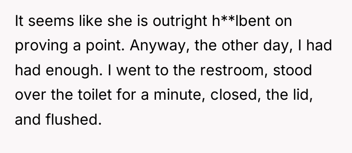 It seems like she is outright h**lbent on proving a...