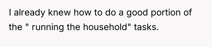 I already knew how to do a good portion of...