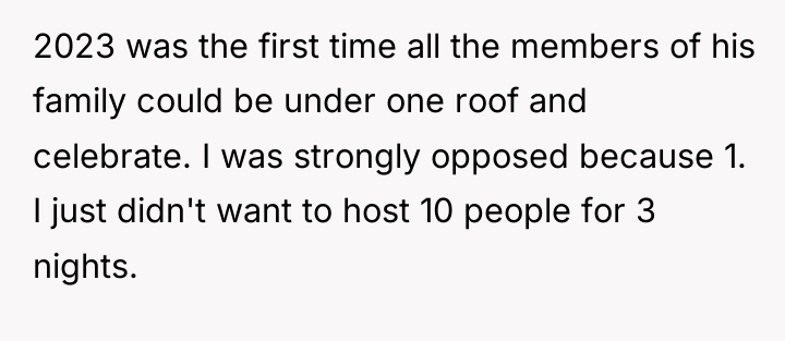 2023 was the first time all the members of his...