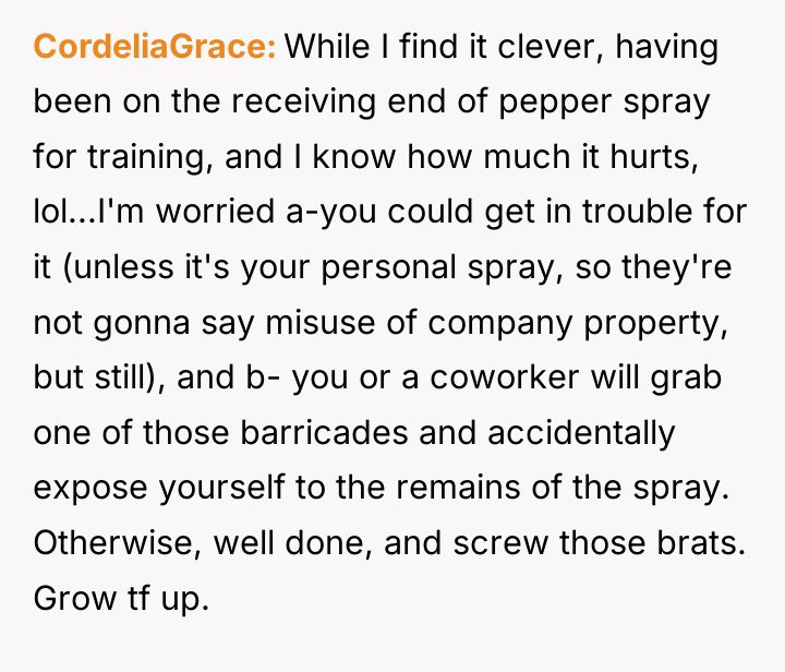 CordeliaGrace While I find it clever, having been on the...
