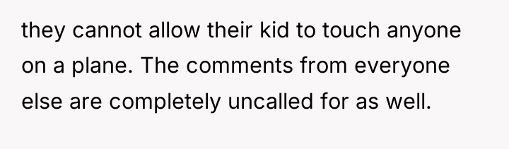 they cannot allow their kid to touch anyone on a...