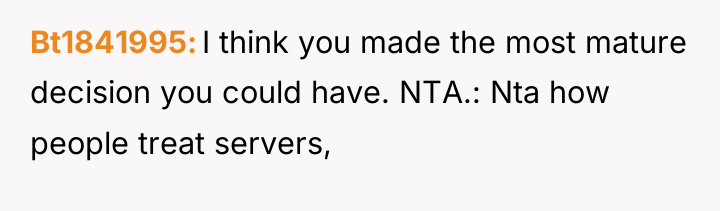 Bt1841995 I think you made the most mature decision you...