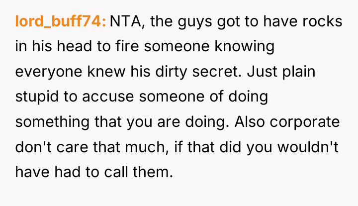 lord_buff74 NTA, the guys got to have rocks in his...