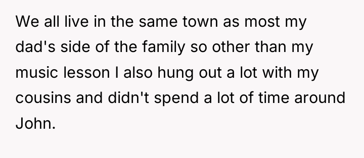 We all live in the same town as most my...