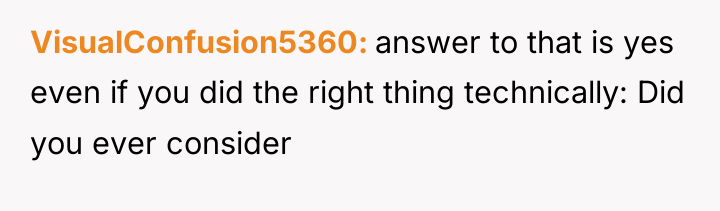 VisualConfusion5360 answer to that is yes even if you did...