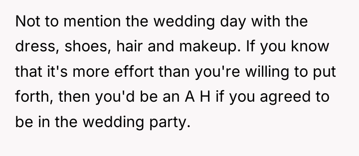 Not to mention the wedding day with the dress, shoes,...