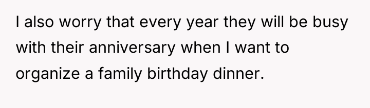 I also worry that every year they will be busy...