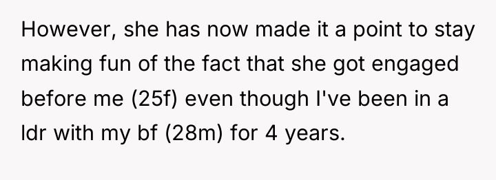 However, she has now made it a point to stay...