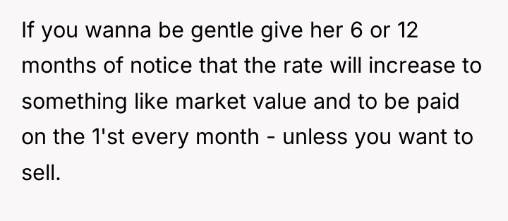 If you wanna be gentle give her 6 or 12...