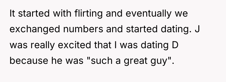 It started with flirting and eventually we exchanged numbers and...