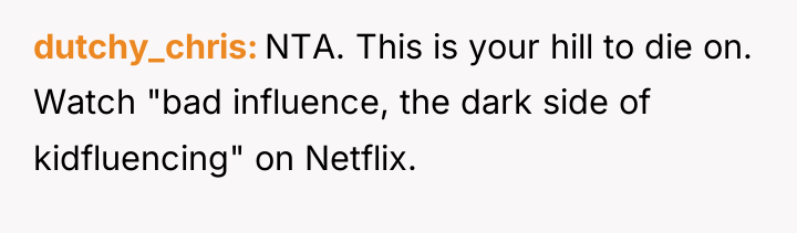 dutchy_chris NTA. This is your hill to die on. Watch...