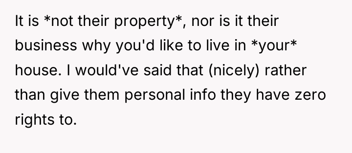 It is *not their property*, nor is it their business...