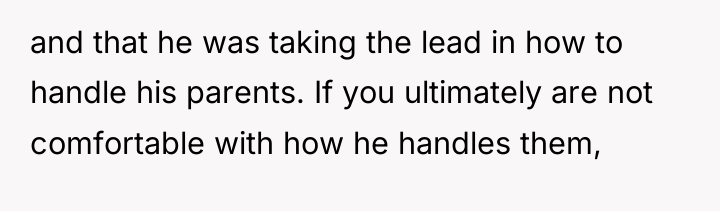 and that he was taking the lead in how to...