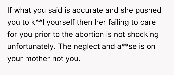 If what you said is accurate and she pushed you...