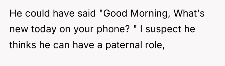He could have said "Good Morning, What's new today on...