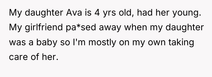 My daughter Ava is 4 yrs old, had her young....