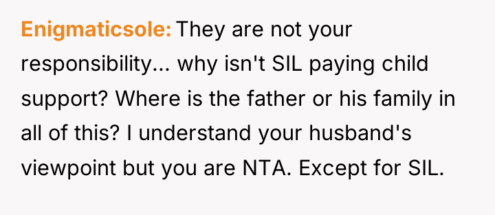 Enigmaticsole They are not your responsibility... why isn't SIL paying...