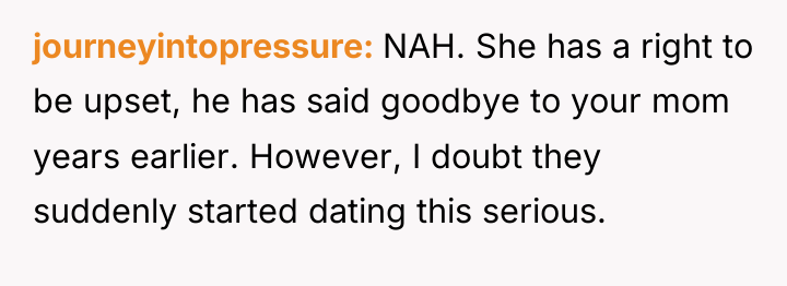 journeyintopressure NAH. She has a right to be upset, he...
