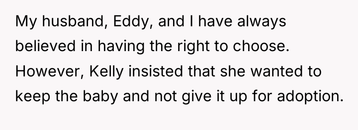 My husband, Eddy, and I have always believed in having...