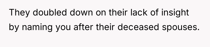 They doubled down on their lack of insight by naming...