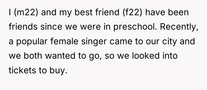 I (m22) and my best friend (f22) have been friends...