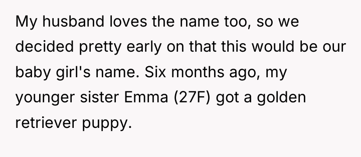 My husband loves the name too, so we decided pretty...