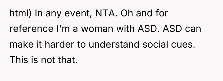 html) In any event, NTA. Oh and for reference I'm...