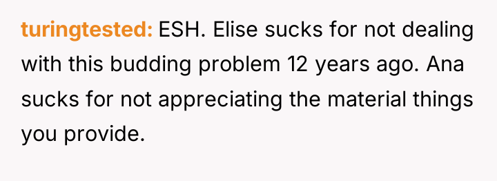 turingtested ESH. Elise sucks for not dealing with this budding...