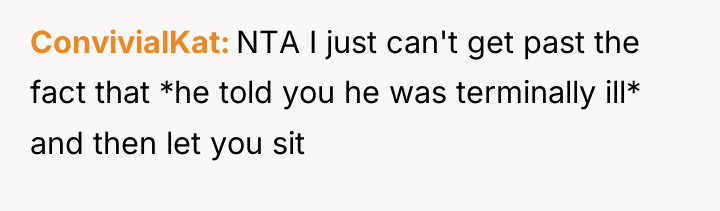 ConvivialKat NTA I just can't get past the fact that...