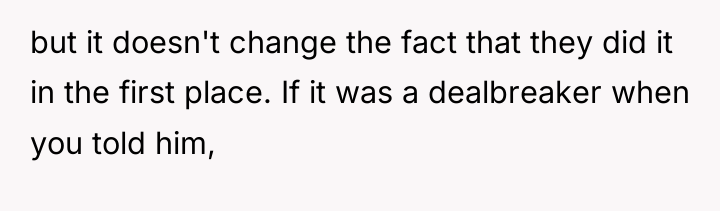 but it doesn't change the fact that they did it...