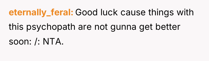eternally_feral Good luck cause things with this psychopath are not...