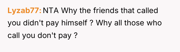 Lyzab77 NTA Why the friends that called you didn't pay...