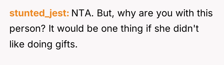 stunted_jest NTA. But, why are you with this person? It...