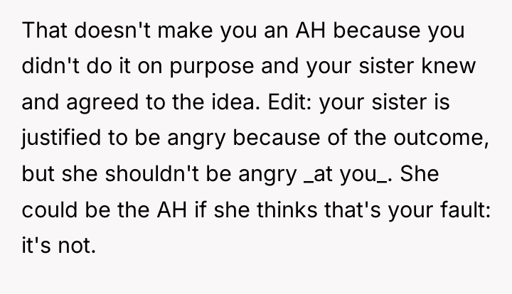 That doesn't make you an AH because you didn't do...