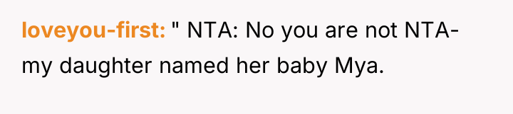 loveyou-first " NTA: No you are not NTA- my daughter...