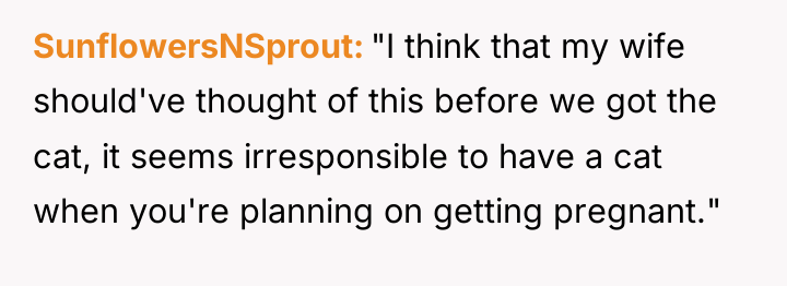 SunflowersNSprout "I think that my wife should've thought of this...