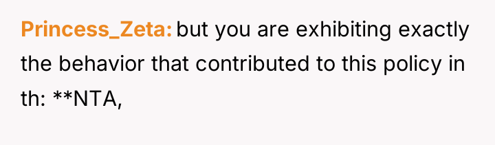 Princess_Zeta but you are exhibiting exactly the behavior that contributed...